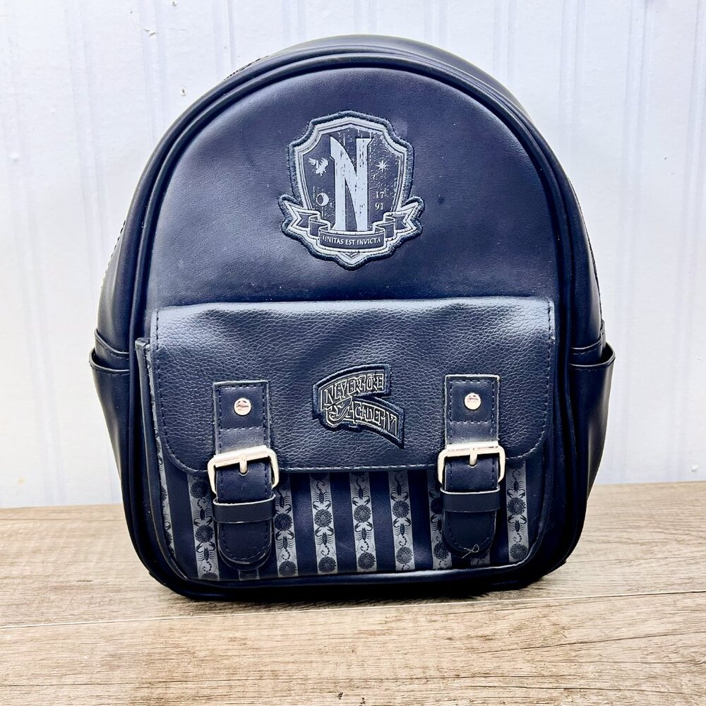 Nevermore Academy Backpack Purse, Wednesday‎ Adams Pocket Book